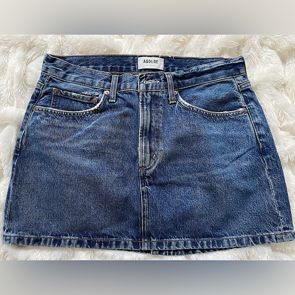 Agolde Blue Denim skirt